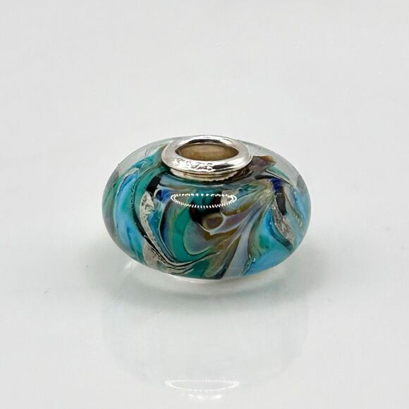 TROLLBEADS Rare Van Gogh Unique #1 LAA 925S colorful swirls, style of the artist - Picture 3 of 9